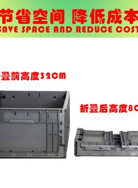 厂家塑料叠箱汽配中转WSW物流可箱做防静转电箱加厚工业塑折料周