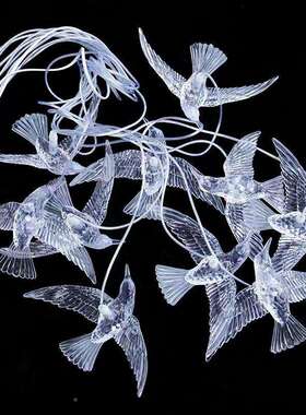 新款婚庆布道具TJD光透明吉祥鸟飞鸟吊灯婚礼舞发场地置台装饰