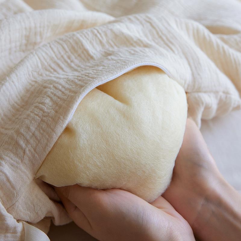 A类棉麻55%大层豆纤维被芯MW被轻柔保暖加春秋被夏凉被子冬厚双纱