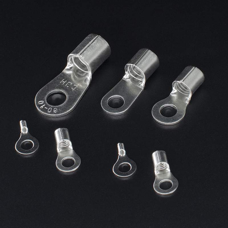 CJH端头RNB8-5S紫铜1.0厚500个冷压圆形裸接线端子铜鼻子接头厂家