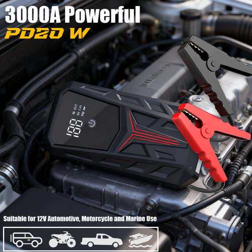防P20W汽车应急启动水电源1火2V891大容量车载电D瓶备用打移动搭