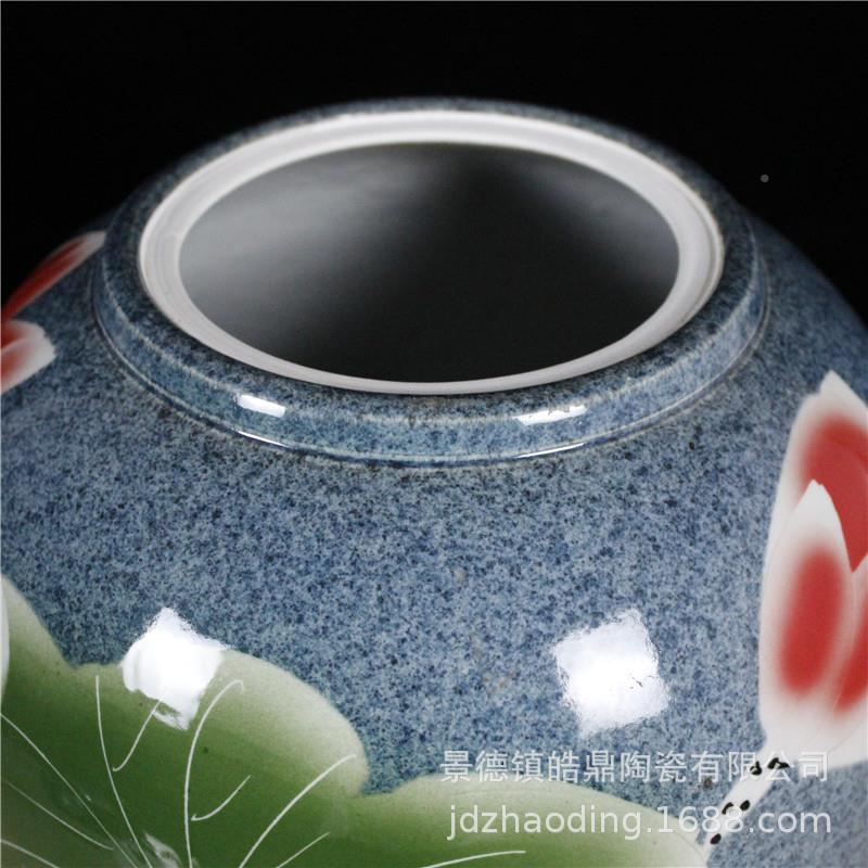 陶瓷水RFT米缸号带盖家50/100斤储物大罐老式缸泡用菜坛