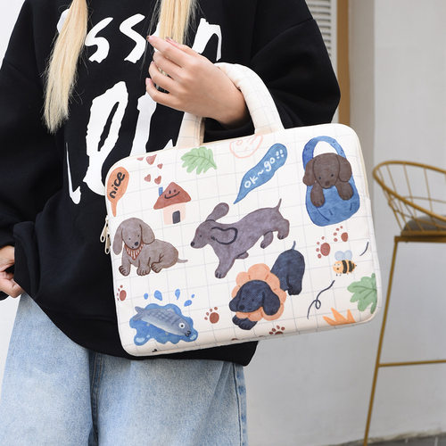 卡通电脑包可爱涂鸦插画电脑