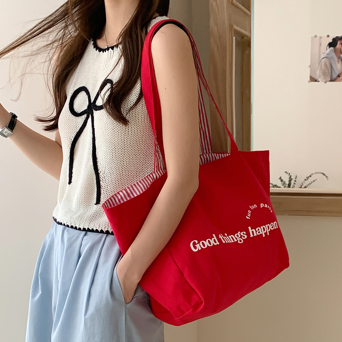 单肩包大容量女慵懒风2024春夏