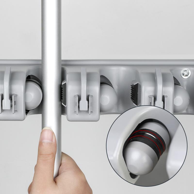 不动锈拖把架可移落地式置物放扫把挂架架F96596M6酒店学校钢清洁