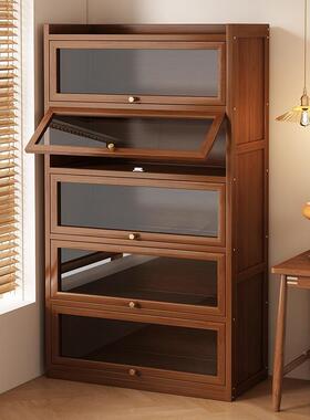 简易书架落置地物物家用大容AWI量收架纳储柜多层客厅靠墙加厚书