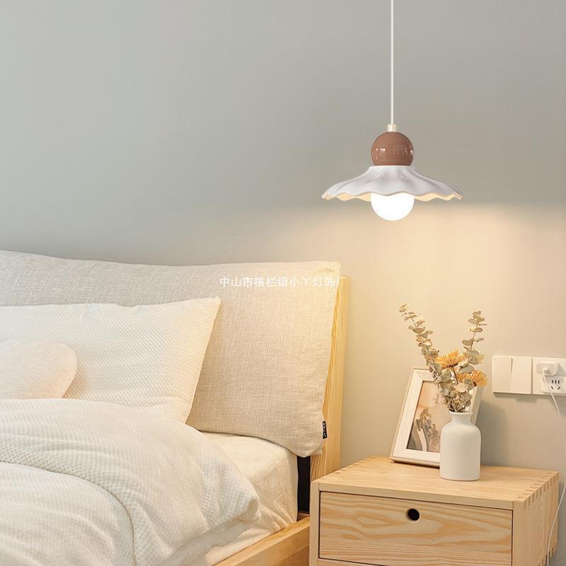 油风厅餐吊灯法式氛围餐桌奶饭全光谱儿童房604护厅眼卧室床头小