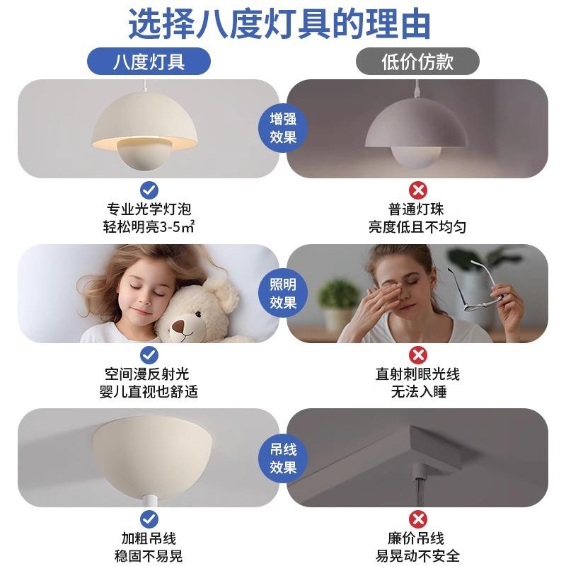 丹吊花苞灯线灯网红麦奶油风卧床室头吊灯简约轻奢餐厅896吧台吊