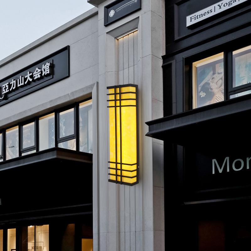 户防水BYBD01新中仿云石壁灯别墅大式门楼处商外铺挂墙庭售院三横