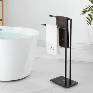 全铜轻奢落地旋转巾架毛酒浴室店简约巾架家用卫生间折浴叠毛9900