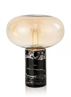 头源工一件天然RWE大理石台灯设厂计师饰酒店大厅房间办公桌装灯