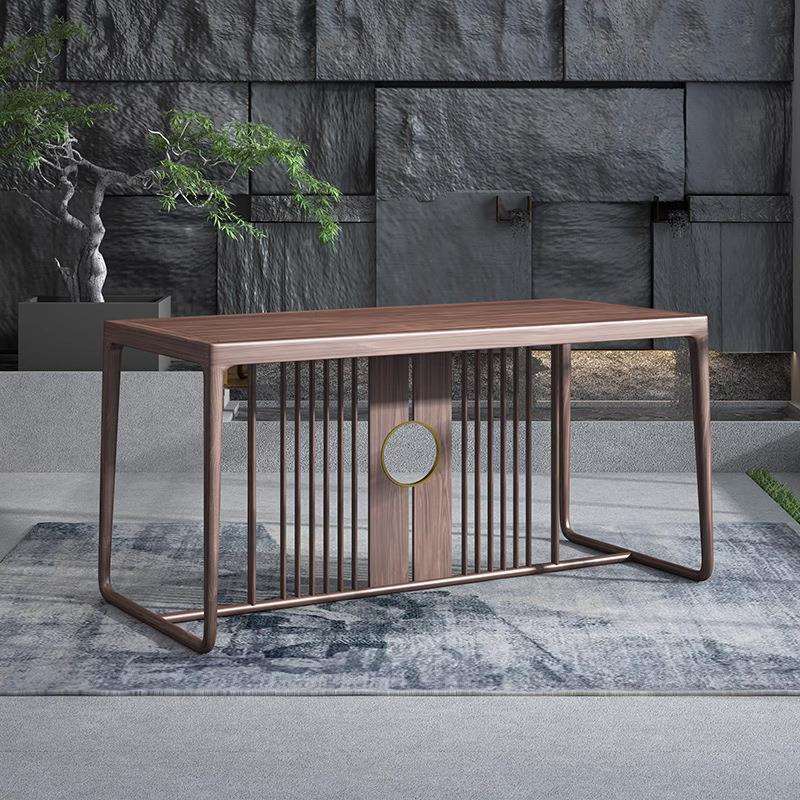 新中阳台YVU茶桌客木厅家用2025新款小型茶现台胡桃喝茶泡茶式代