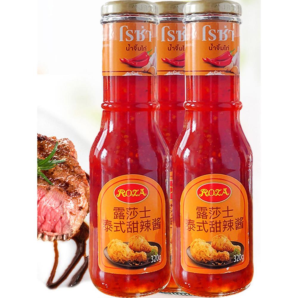 roza露莎士甜辣酱泰式蒜蓉辣椒酱料泰国酱汁进口调味料家用炸鸡块