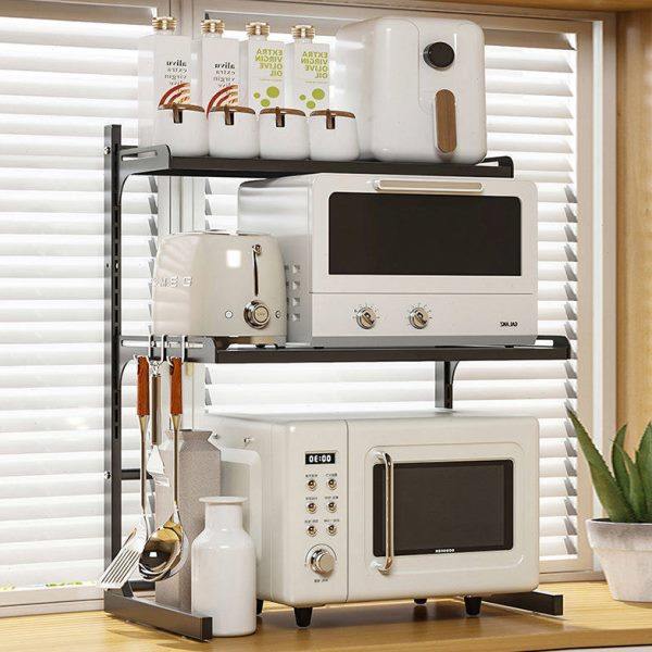 厨房微波炉架置物架多功能多层架子烤箱收纳架家用台面电饭锅支架,厨房/烹饪用具,微波炉置物架,淘宝优惠券,粉丝福利购,淘宝优惠卷