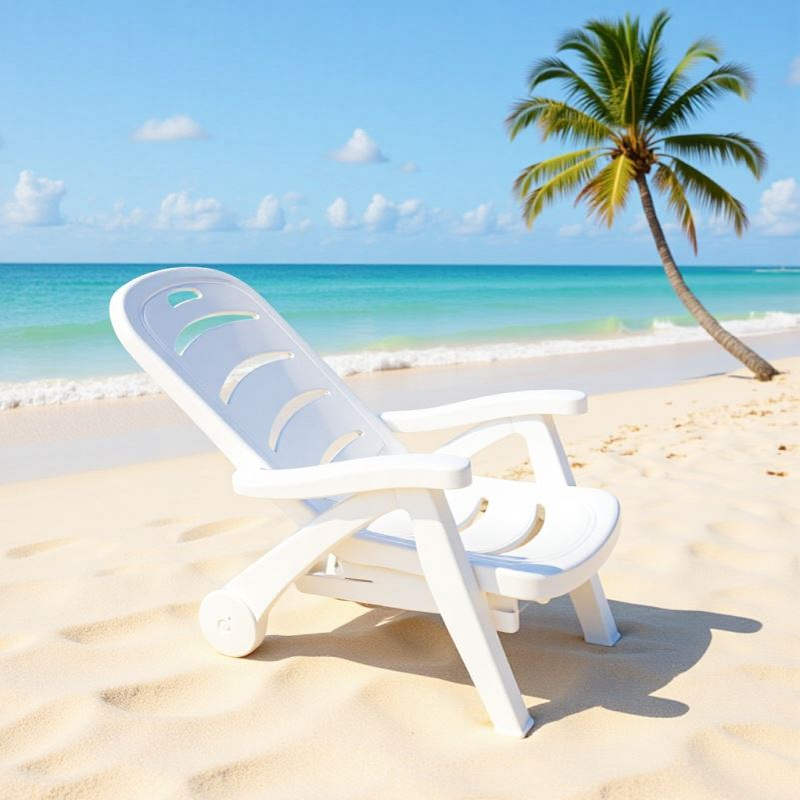 游泳馆可折叠塑料休闲躺椅坐躺两用塑胶折叠椅子泳池沙滩专用躺椅