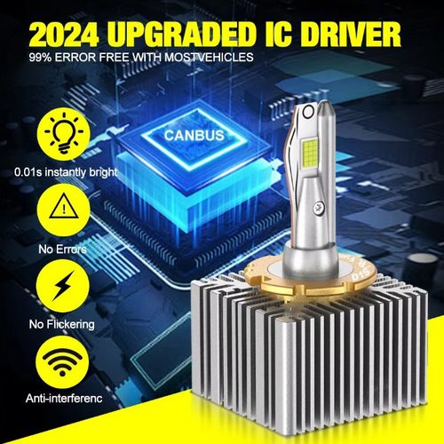 大铜管汽车led大灯一体D1Sled灯泡D2S/D3车灯D4S/D5S前大灯