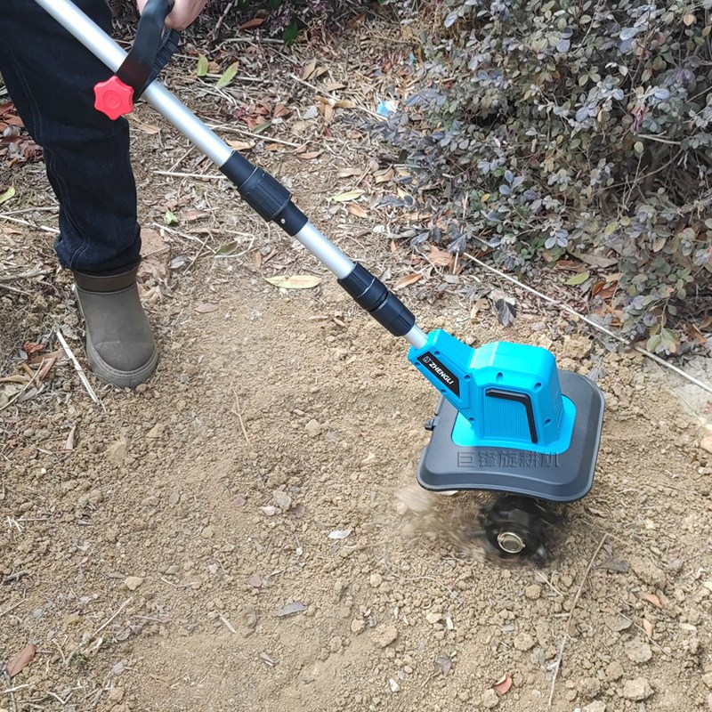 电动翻地松土微耕机大功率小型家用旋耕机手持式果园菜地翻土机