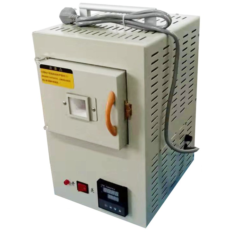节能陶瓷纤维实验马弗电炉一体程控高温炉银黏土工作室 2kw1200度