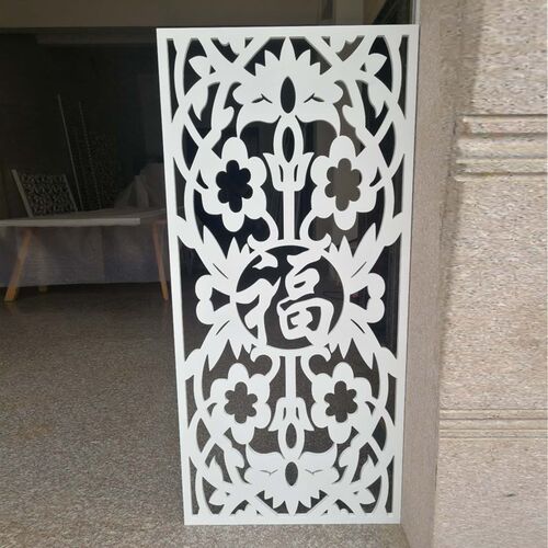 花格雕花隔断玄关客厅吊顶现代中式背景墙镂空密度通花板装饰屏风