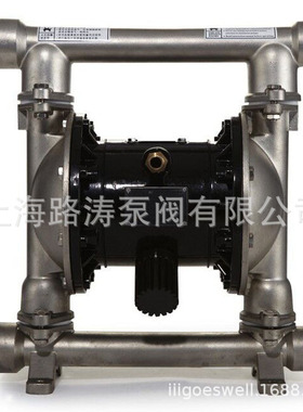 供应QBY3-20/25PF气动隔膜泵316不锈钢四氟膜隔膜泵