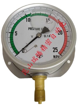 LBGU-PF3/8-100-14.7MPaX25MPa淀川计器压力表YODOGAWA充油耐振型