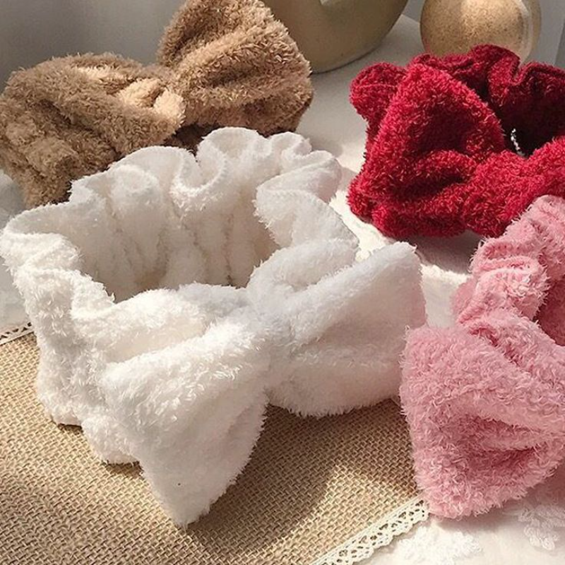 束发带甜美蝴蝶结宽边洗脸敷面膜专用发带月子发箍防滑不湿发头饰