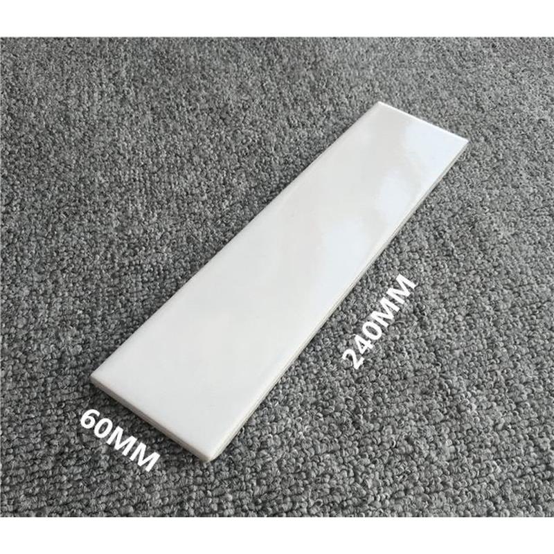亮光白色瓷砖老式瓷砖外墙砖自建房60x240条砖乡村家用农村釉面砖