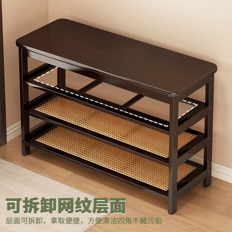 换鞋凳家用鞋架门口可坐式穿鞋凳进门凳入户一体鞋柜床尾凳长凳子