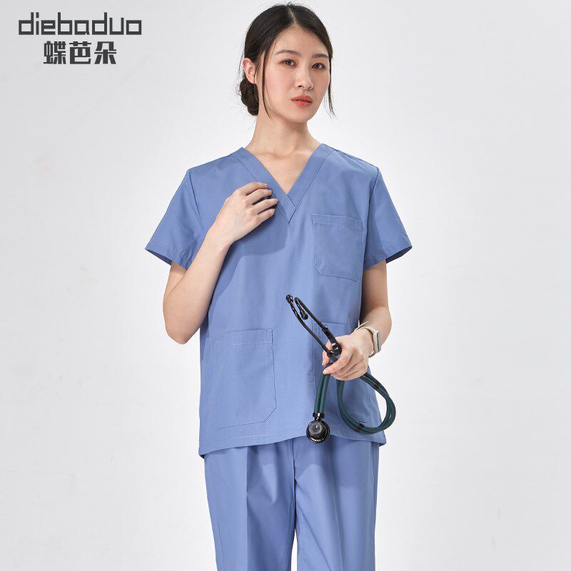 蝶芭朵洗手衣女短袖夏季刷手服手术室工作服医生手术服分体套装男