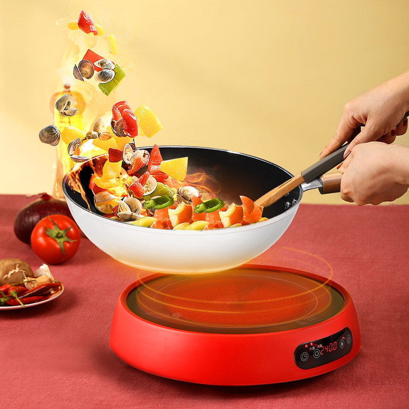 福也黑晶炉家用大功率2400W爆炒炖煮火锅多功能一体光波电磁炉