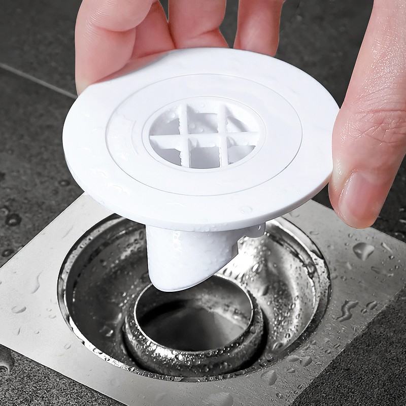 地漏防臭器卫生间防反味堵口神器厕所密封除臭地漏芯下水道防虫盖