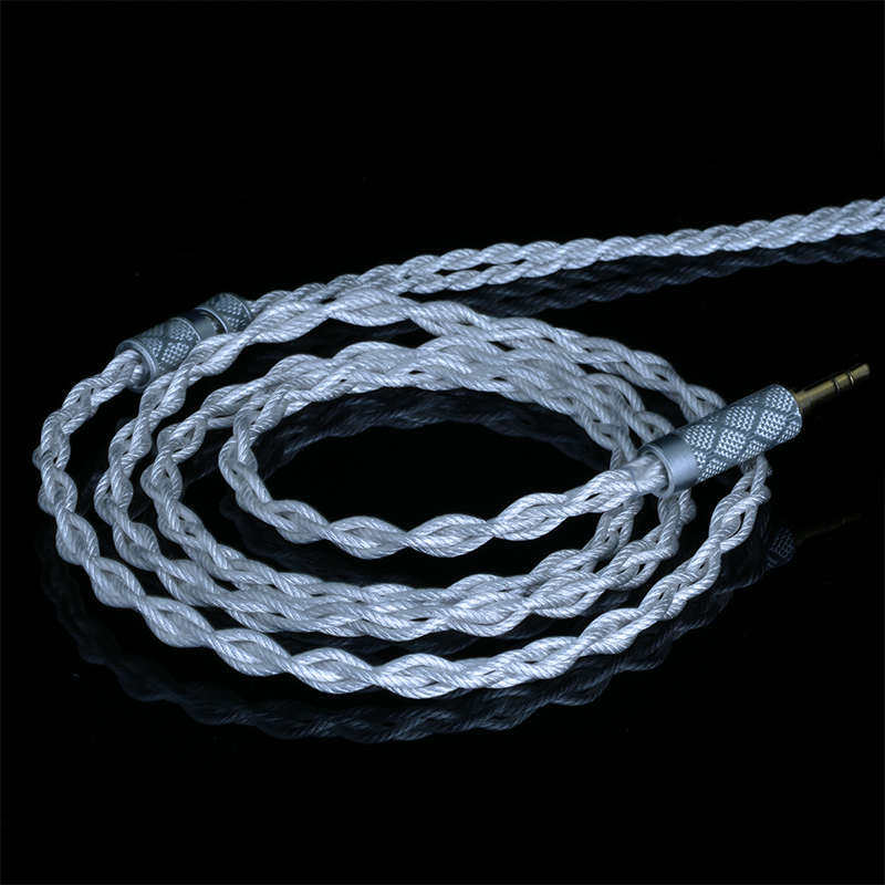 mmcx耳机线2.5平衡4.4 ie40pro单晶铜镀银升级线ie80s kxxs 0.78
