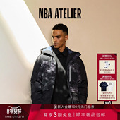 KYLE KUZMA尼龙扎染宽松羽绒外套 ATELIER 库兹马联名 NBA