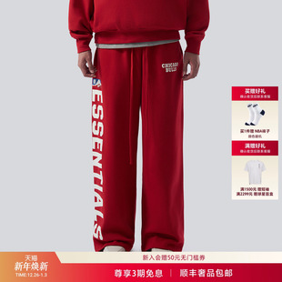 FEAR GOD NBA 运动休闲卫裤 ESSENTIALS公牛队联名款 BULLS