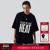 HEAT 男女潮流短袖 NBA ESSENTIALS热火队联名款 FEAR GOD t恤