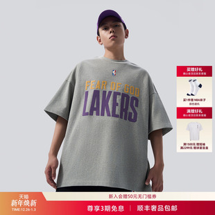FEAR 复古短袖 LAKERS t恤 经典 ESSENTIALS湖人联名款 NBA GOD