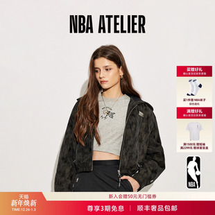 ATELIER NBA KYLE 连帽羽绒服 KUZMA宽松女士短款 库兹马联名