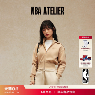 卫衣短款 抽绳连帽修身 及腰轻便外套 ATELIER女士春季 NBA