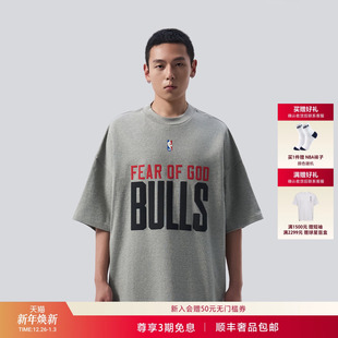 FEAR GOD NBA 复古短袖 ESSENTIALS公牛队联名美式 t恤 BULLS