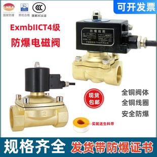 防爆电磁阀1620防暴电磁控制阀DN15 4分6分1寸电磁阀220V24