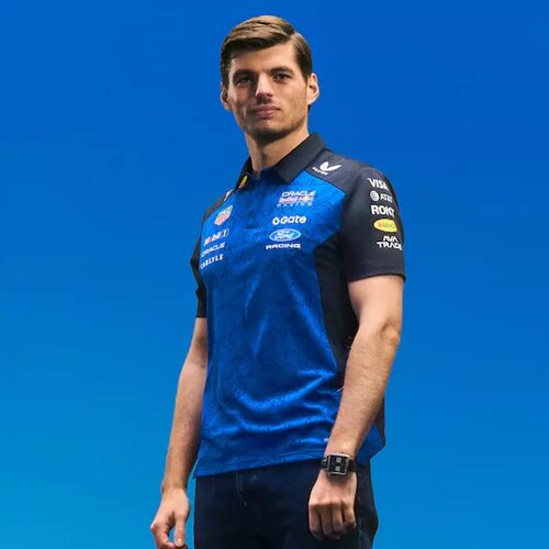 2026新款F1赛车服红牛车队夏季短袖T恤维斯塔潘同款POLO衫透气