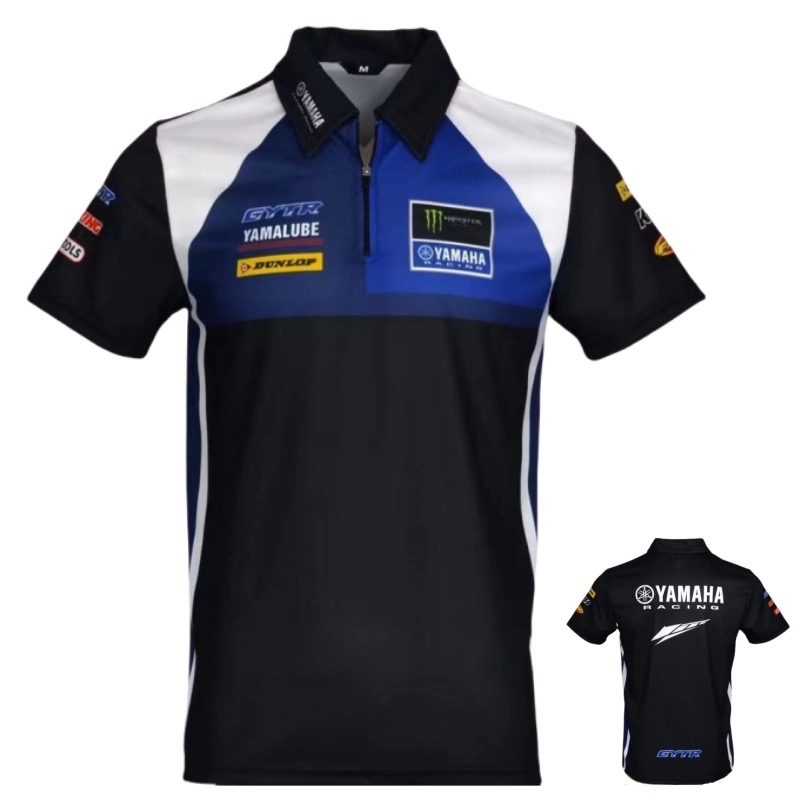 25款摩托车赛车T恤机车越野衫骑行短袖翻领POLO衫速干男女