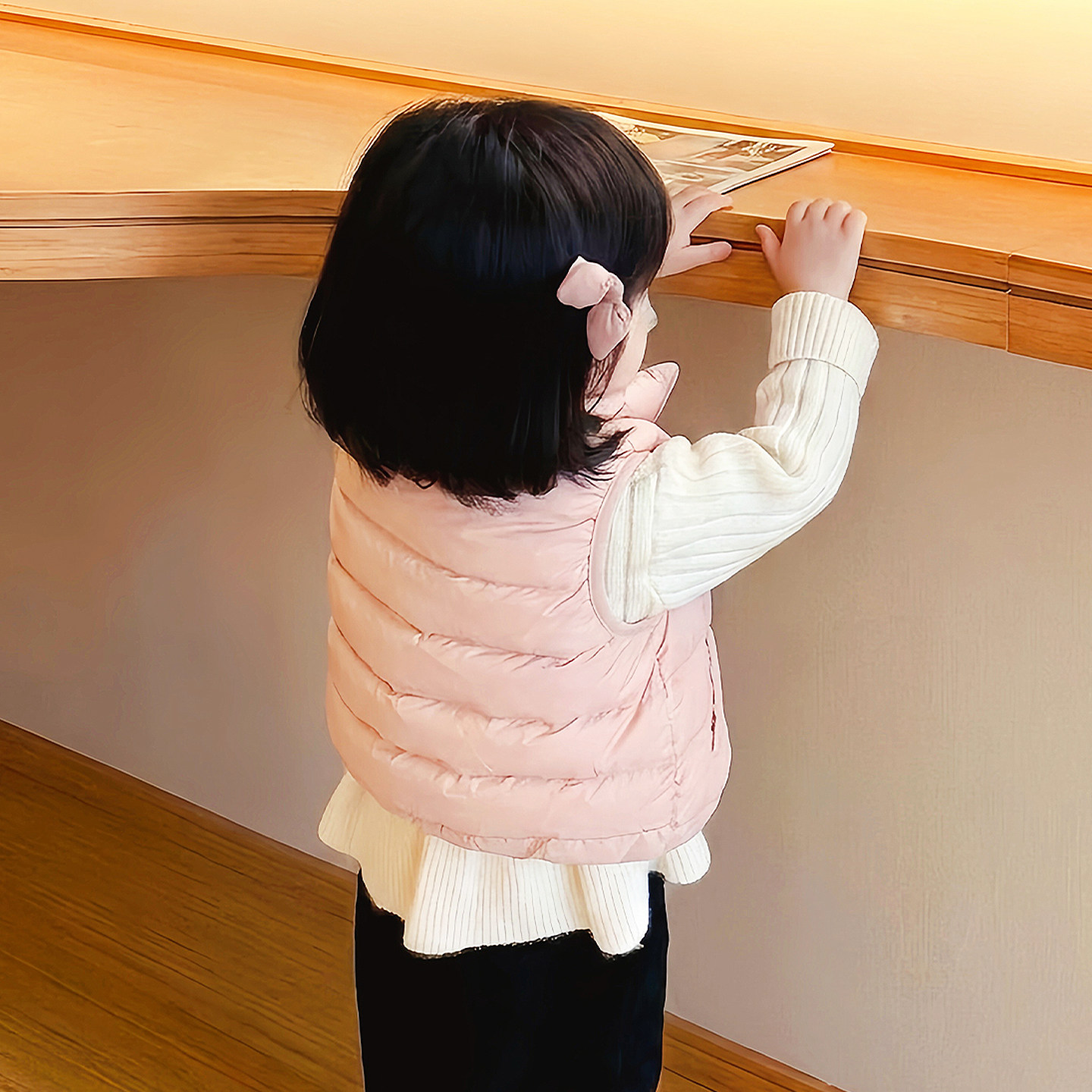 儿童马甲女男孩宝秋冬季内