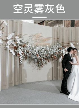 灰色拉绒地毯灰色加厚包邮满铺地毯烟灰色一次性展会耐磨长期使用