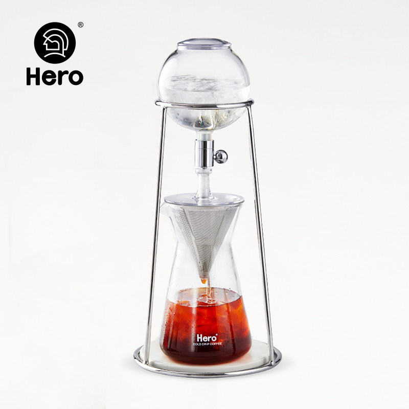 Hero英雄鼎元MINI冰滴咖啡壶滴漏式冰酿欧式咖啡机家用手冲冷萃壶