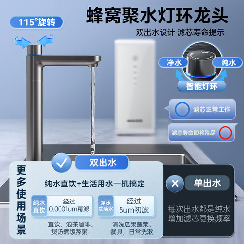 奥克斯2026新款厨下反渗透净水器