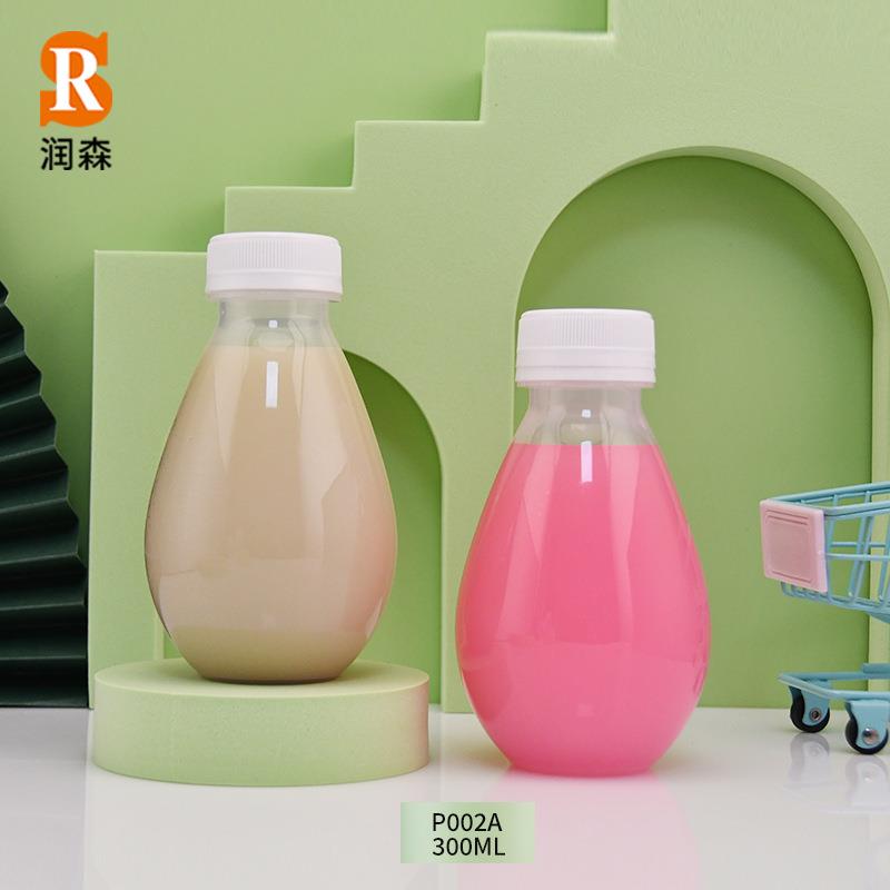 PP300ml35g加厚耐摔耐高温网红代餐粉奶昔奶茶牛奶果汁热饮饮料瓶