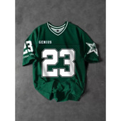 休闲型领舒适宽松 恤时尚 2025速卖通新款 原宿潮流数字23印花男士