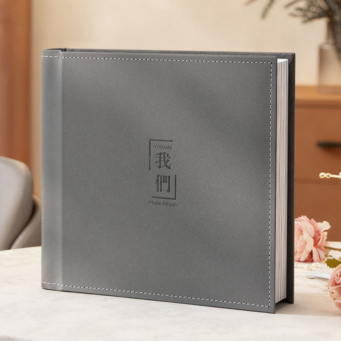 婚纱照相册定制高端影楼结婚照全家福写真冲印制作影集皮质纪念册