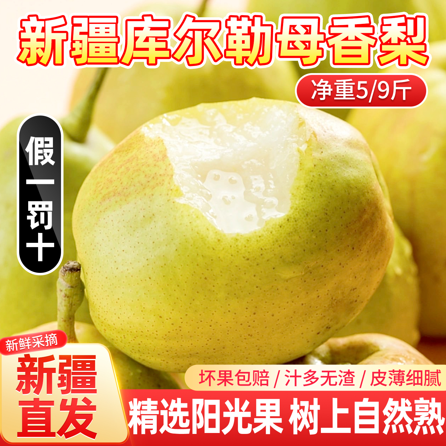 正宗新疆库尔勒香梨全母梨包邮